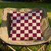 Fashion Plaid Cushion Cover Soft Reversible Durable Pillow Cover MultiScene Use for Home Car Daily Comfort