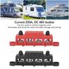 2Pcs 4 Terminal Power Distribution Block M8 Screw Bus Bar 250A  Automobile