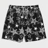 3d Printed Pentagram Pattern Shorts For Men Children Sports Casual Gradient Stripes Beach Shorts Summer Oversized Board Shorts