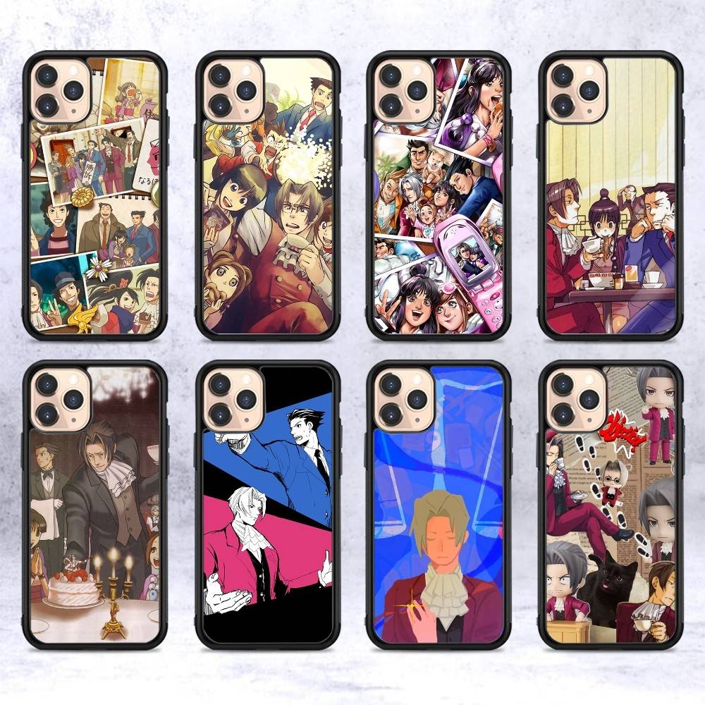 Classic Game Ace Attorney Phone Case For IPhone 17 16 15 14 13 Plus 12 11 Pro Max PC+TPU Cases Back Cover
