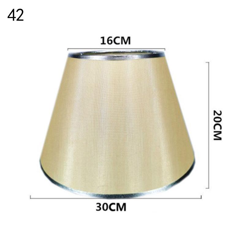 Retro Style Table Lampshades PVC Fabric E27 Floor Lamp Shade Desktop Bedroom Bedside Desktop Home Decor Wall Lamp Cover