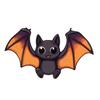 Halloween Car Rearview Mirror Charm Cartoon Bat/Cat/Ghost/Witch Acrylic Pendant 2D Flat Auto Interior Accessories for Cat Backpack Phone