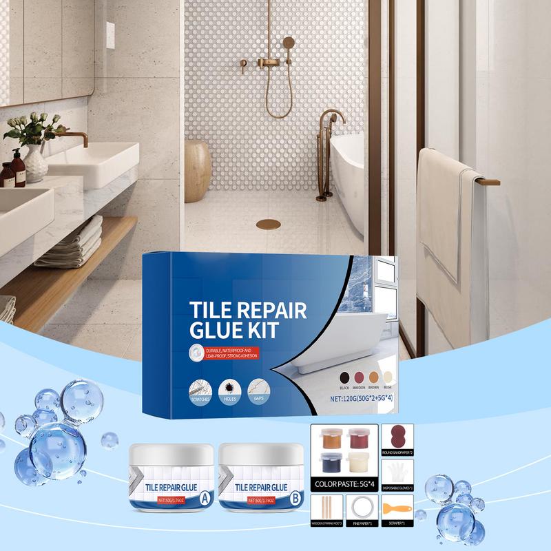 Ceramic Tile Glue High-Strength Construction Glue All Purpose Tile Grout Repair Paste Stone And Tile Adhesive Practical For