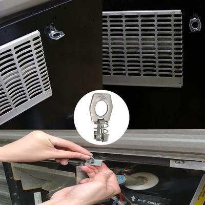 Water Heater Cam Lock Metal Water Heater Door Latch RV Camper Hot Water Heater Cover Door Latch Fastener 2-Piece/set