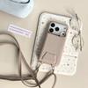 Crossbody Ring Holder Magnetic Wallet Leather Case For iPhone 17 Pro Max 16 Plus 15 Plus 14 13 12 11 Long Lanyard Pocket Cover