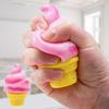 Eistüten-Quetschspielzeug Weiches TPR Eis Tragbarer Quetschball Squishies Geburtstagsfeier Mitgebsel Geschenke für Kinder und Erwachsene
