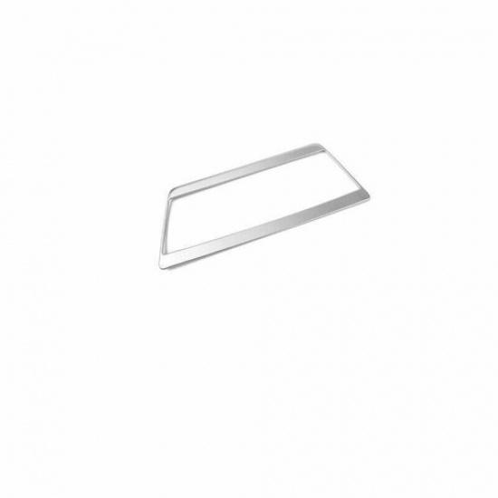 ABS Silver Inner Navigation GPS Screen Cover Trim For BMW 5 Series G30 2018-