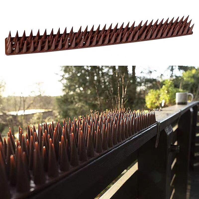 Bird Spikes Pigeon Deterrent Birds Repellent Spikes Outdoor Spikes for Keep Birds Cat Squirrel Raccoon Woodpecker Away Covers