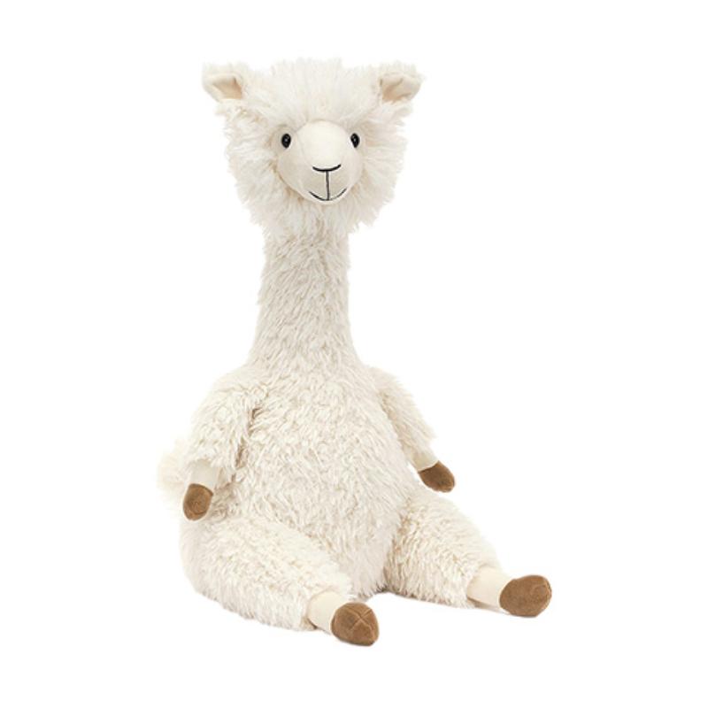 

JELLYCAT Farm Animal Series Alonso Alpaca Cute Doll Plush Doll 41cm Tall Box Not Included