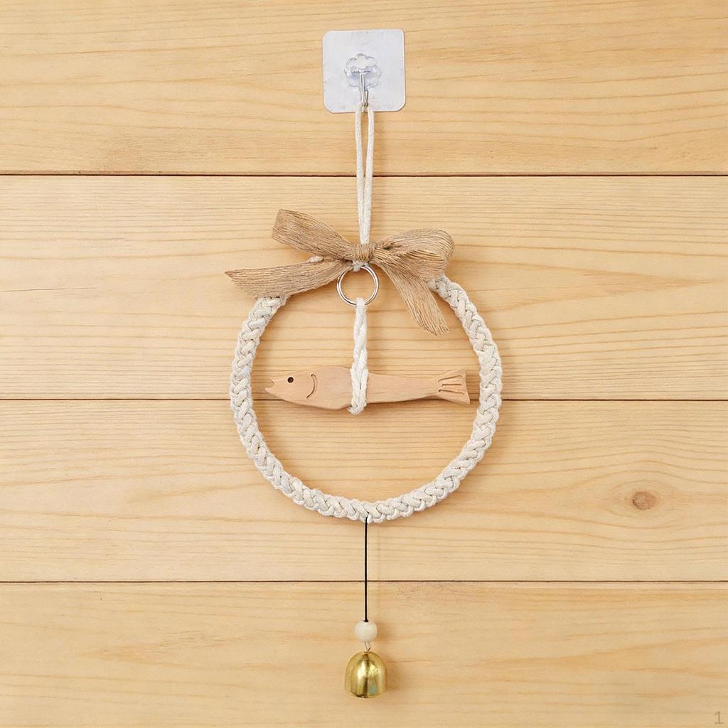 Macrame Wall Hanging Chic Ornament Art for Wedding Home Nursery Fish