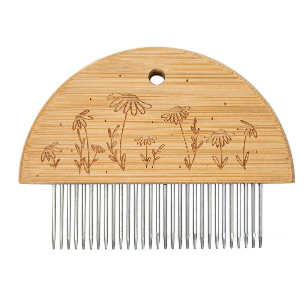 Tapestry Weaving Comb Beater Wood Tapestry Comb Fine Teeth Hand Looms Stick DIY Tapestry Weaving Tapestry Weaving Forks