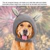 Knitted Rabbits Ear Pet Hat Noise   Warm Dog Grooming Earmuffs Hat for Large Dogs