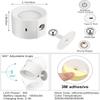 Led Wall Light Double Head Bedroom Wall Lamp Touch Control Wireless USB Recharge Portable Night Light Room Writing Reading Lamps