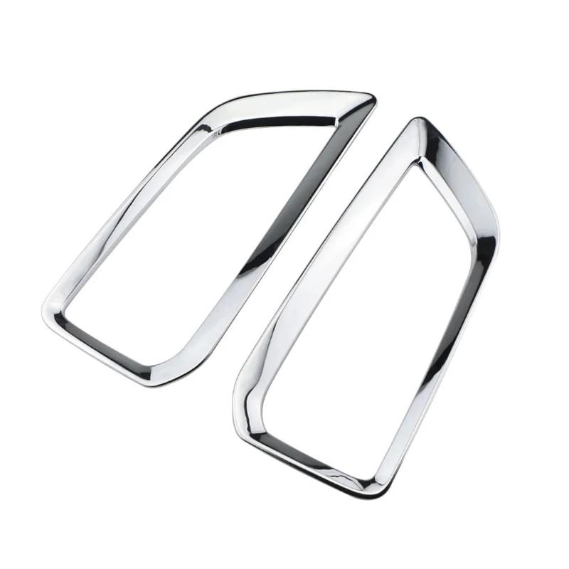 

2 шт./компл. для Hyundai Kona Kauai 2017-2022, передняя противотуманная фара, украшение, отделка блестками, автомобильные аксессуары серебряный