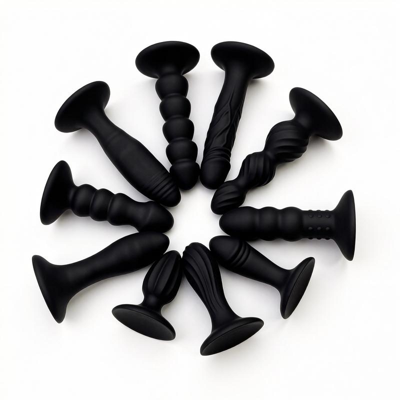 Silicone Base of Suction Cup Anal Plug Big Butt Plug Anal Sex Toys Pleasure Anal Stimulation Beads Adult Erotic Sex Toy