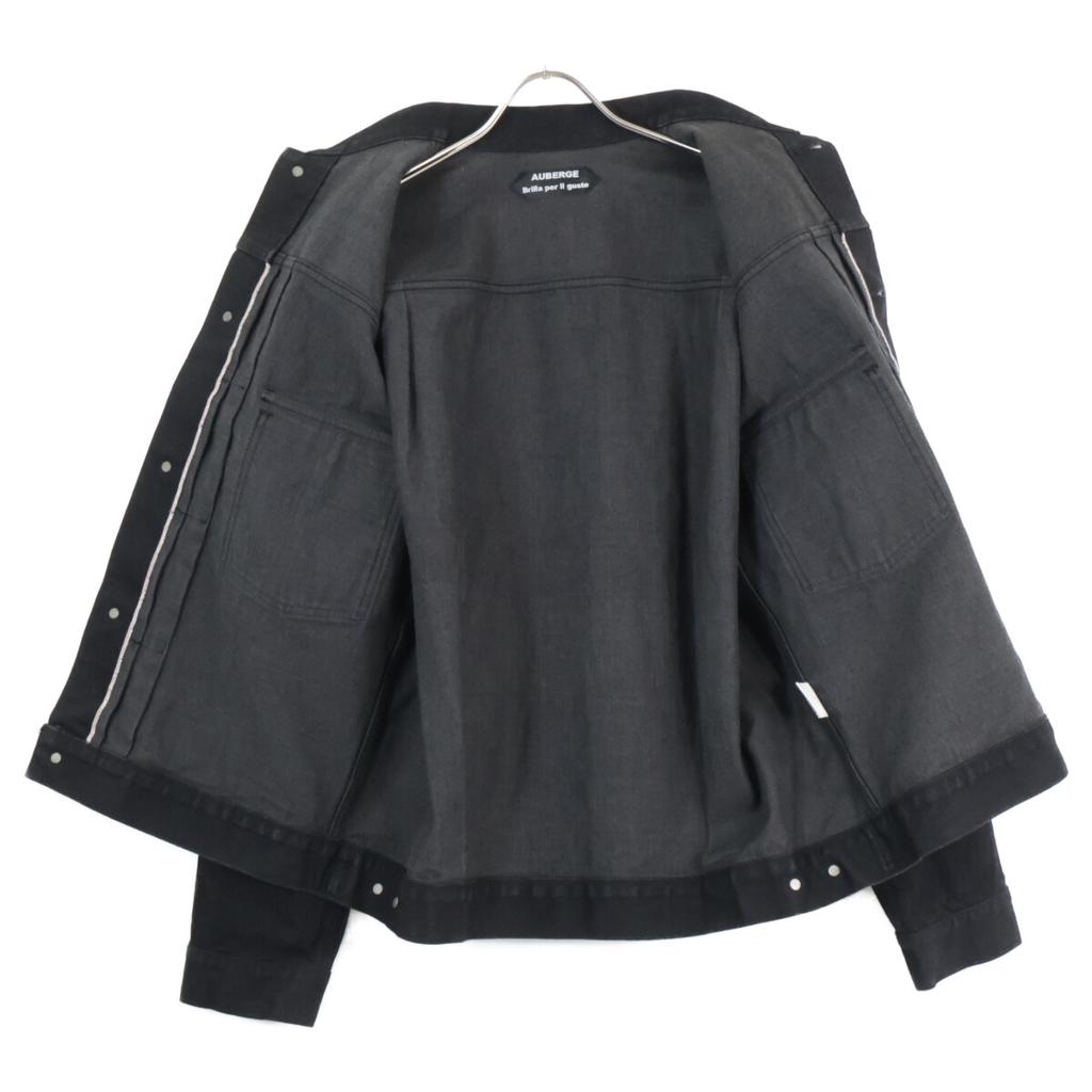 AUBERGE ×BLACK PERILLA IL GUST BLACK 2ND TYPE DENIM JACKET Jacket 42 blackUsed