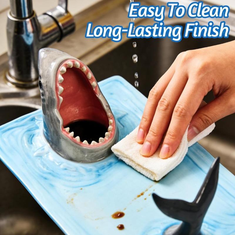 Seaside Shark Ceramic Plate Japanese Internet Celebrity Sushi Dumpling Tableware Kitchen Meal Decoration