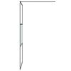 Walk In Shower Screen for Walk In Shower Black 90 X 195 Cm Semi Matte ESG Glass
