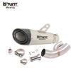 For BMW S1000XR 2015 2016 2017 2018 2019 Carbon Fiber Muffler Mid Link Pipe Motorcycle Exhaust Escape Full System 51mm DB Killer