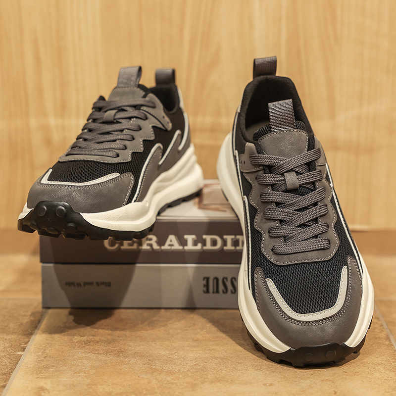 Fashion Normal Leather Thick Bottom Wedding Bride Tennis Heels Shoes Man Dress Comfortable Silver Wedding Shoes Sneakers Sports