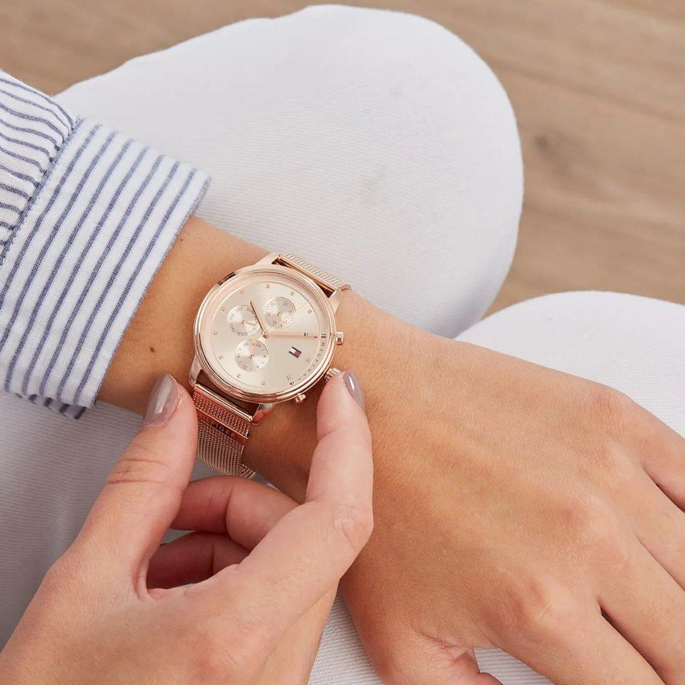 Tommy Hilfiger 1781907 Chronograph Rose Gold Ladies Watch