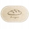 Crocheted Moses Basket 16x27cm oval bread base