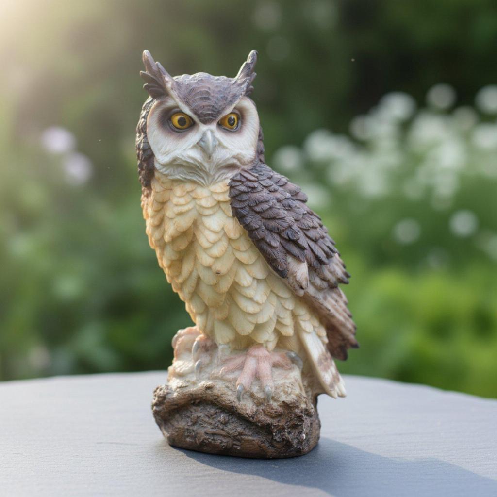 Garden Ornaments Resin Owl Figurine Decorative