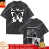 Kendrick Lamar To Pimp A Butterfly Grafik Vintage Gewaschenes T-Shirts Herren Mode Hip Hop Retro Kurzarm T-Shirt Streetwear