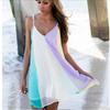 Premium Quality Women Summer Casual Dress Colorful Mini Chiffon Spaghetti Strap