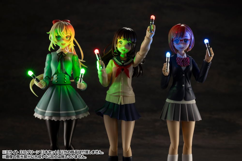 Kotobukiya Modeling Support Goods Milight 316 Green of Total length 16mm Plastic Model M.S.G [Set 3] approx. Non-scale