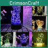 Light Night 3d Toys Illusion Lamp 7 Colors Changing Desk Lights Led