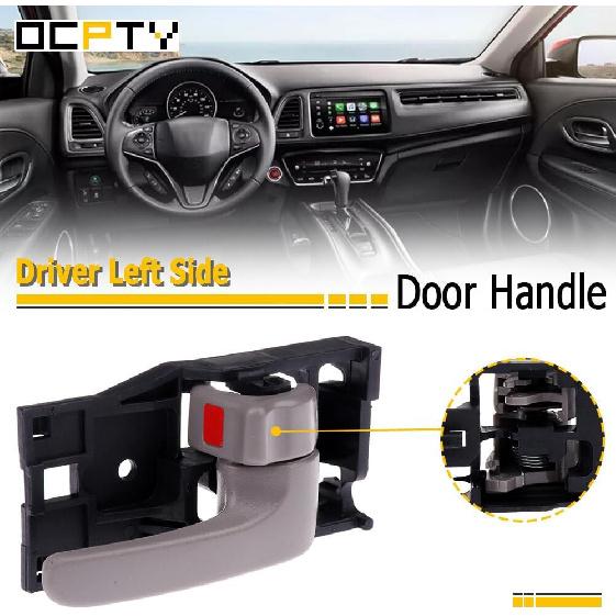 OCPTY Door Handle Interior Passenger Right Side Replacement fit 2001-2007 Sequoia 2004-2006 Tundra Inside Door Handle Gray