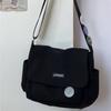 Women Crossbody Bag Large Capacity Adjustable Strap Shoulder Bag Casual Student Messenger Bag Ins Retro Daily Commuter Bag Tote Bags Men