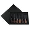 Walnut Handle Boxed Cheese Knife 4/6Piece Set Small Fork Cutlery Cream Baking Tool