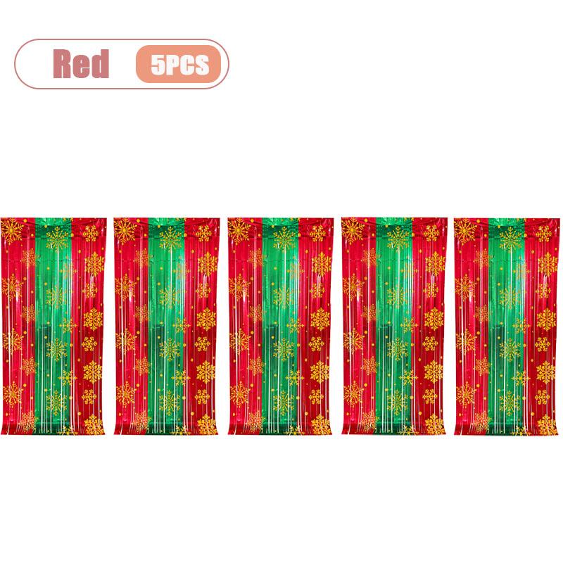 Sparkling Christmas Snowflake Curtain Tassel Rain for Party Background Perfect for Wedding Birthday Stages and Photo Props