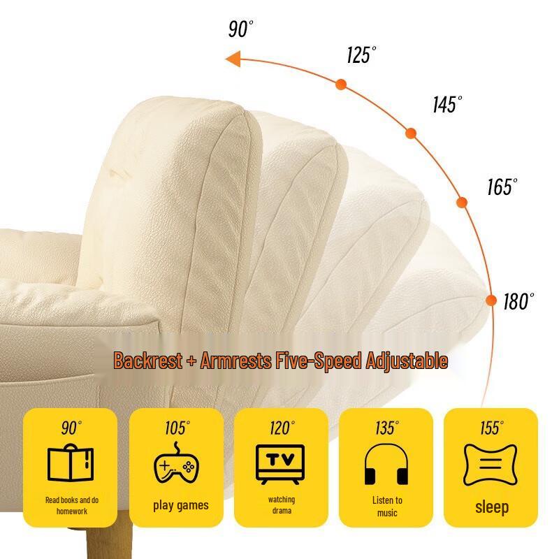Miling Cream Style Lazy Sofa