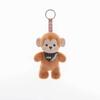 Furry Plush Animal Pendant PP Cotton Plush Backpack Pendant Stuffed Doll Keyring  Boy Girl Gift