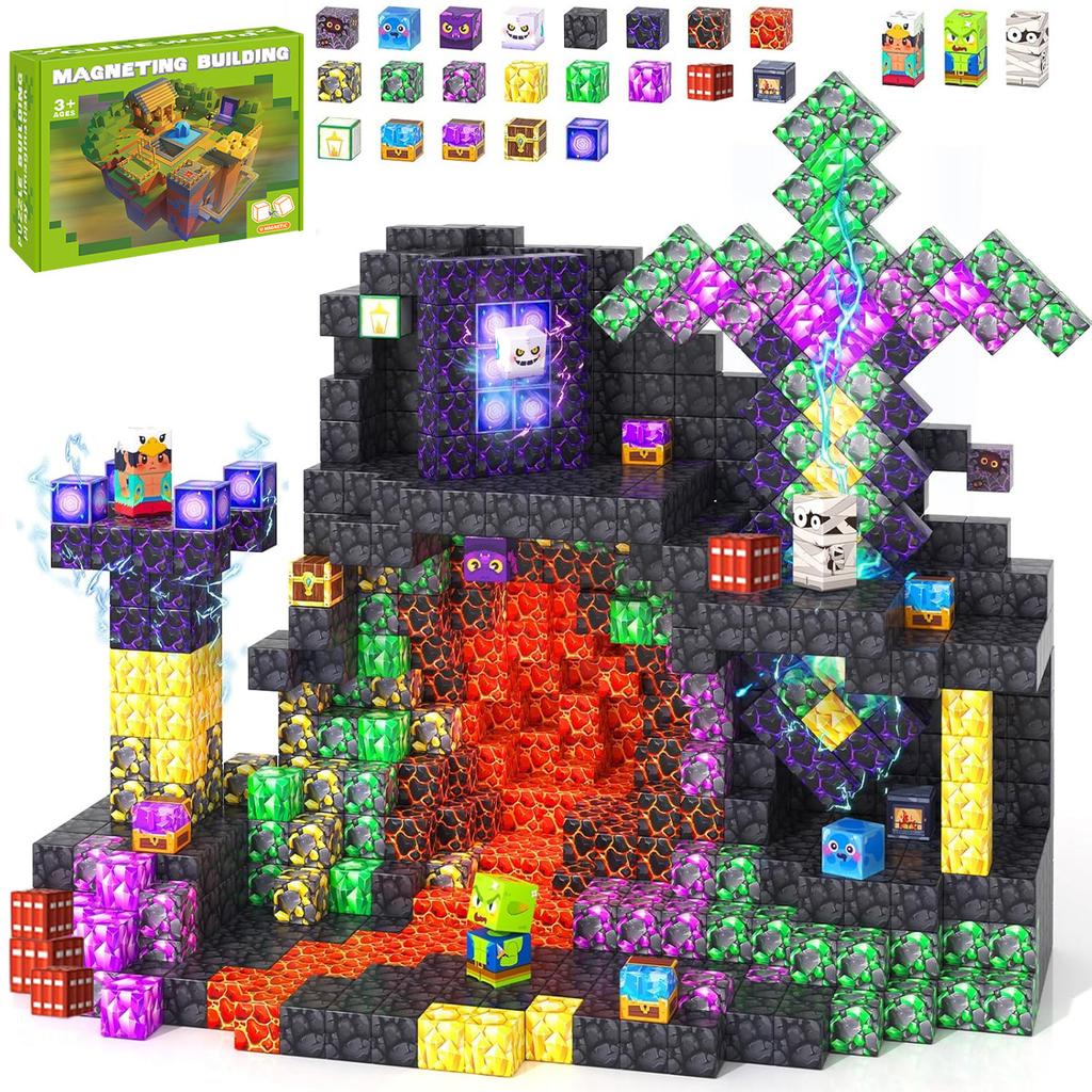 High-Quality Magnetic High-Quality Building High-Quality Block Construction pieces High-Quality Toy High-Quality Mine High-Quality Stacking