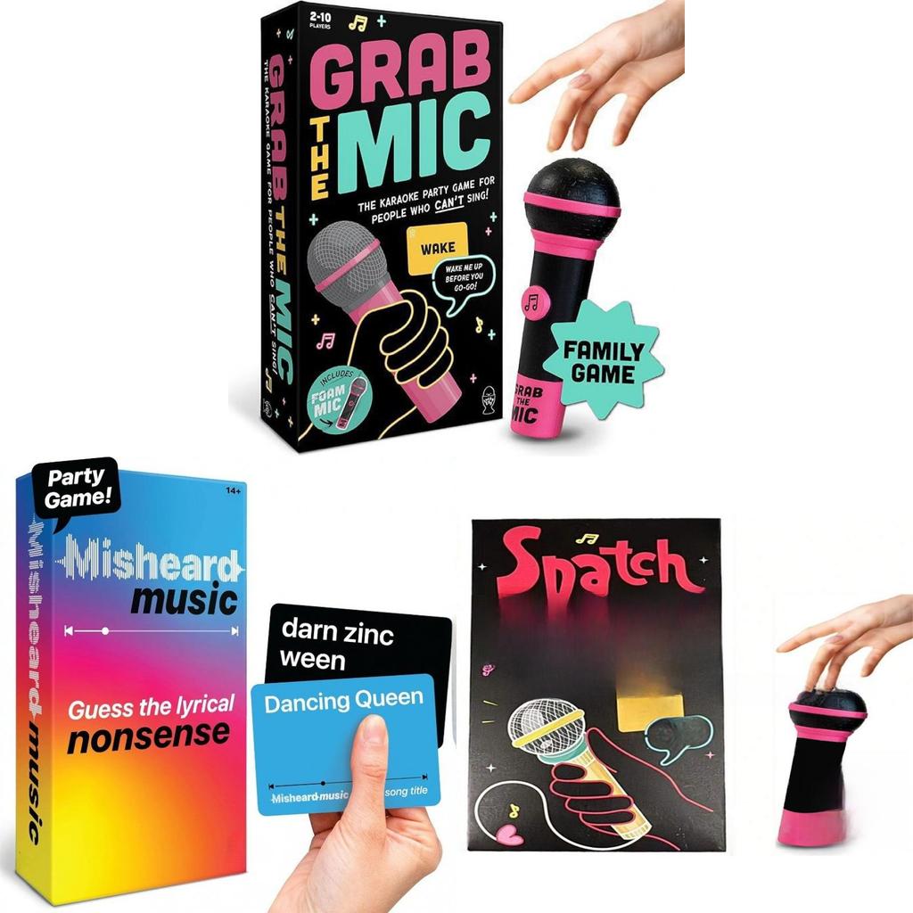 Misheard Music Guess The Lyrical Nonsense Party Card Game For Family And Friends Play