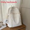 Fashion Capacity Big Backpack With Solid Color Design And Letter Decor For Daily