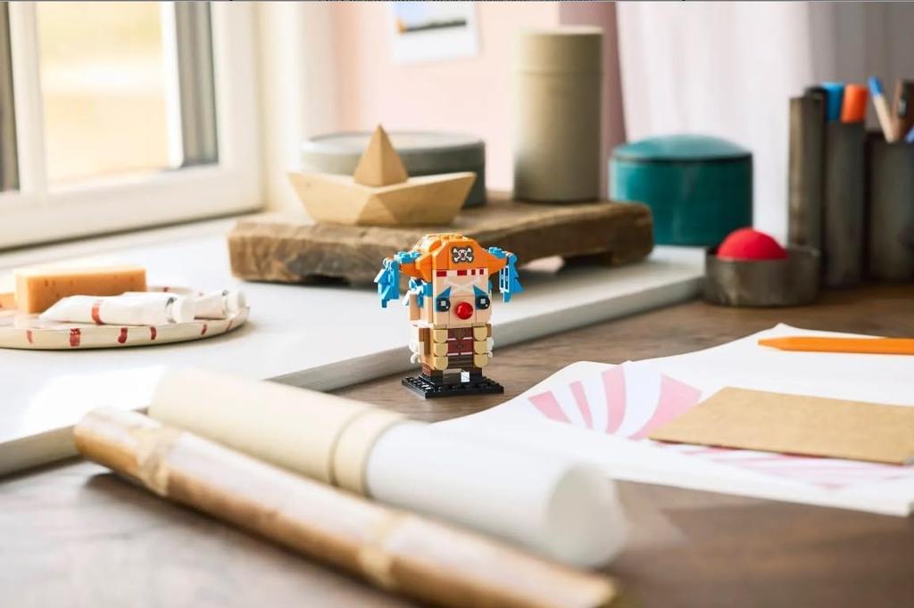 LEGO BrickHeadz One Piece Buggy the Clown Figure 40800, Toy Blocks, for Boys and Girls, Ages 10 and Up, Authentic Japanese Product