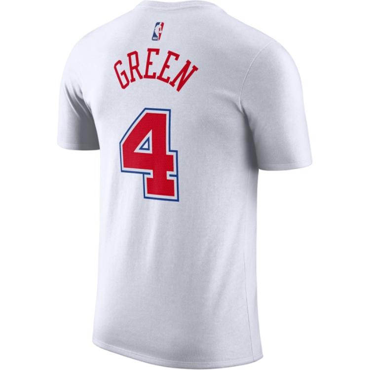 Nike City Edition 2023-24 Season Houston Rockets Letter Logo Printed Crew Neck Short Sleeve T-Shirt Men T-Shirt White FN1215-100