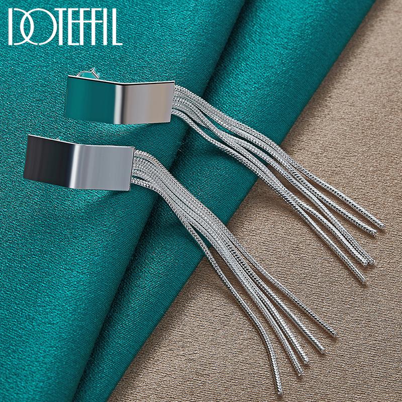 925 Sterling Silber Schlangenkette Hochzeit Anhänger Piercing Ohrringe Schmuck