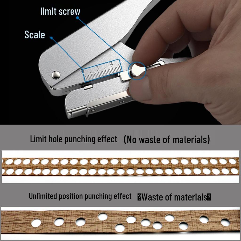 Handheld Eco-board Edge Banding Puncher and Nail Hole Filler with Countersink Drill Bit
