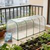 200x50x60cm Square Greenhouse with 11mm Thick Film Winter Plant Protection Outdoor Garden Cold Frame for Vegetables And Flowers
