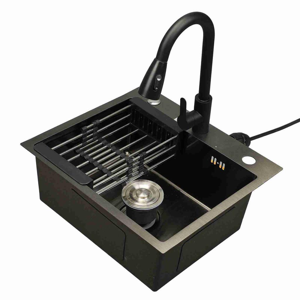 Drop In Kitchen Sink Stainless Steel Kitchen Sink Undermount Kitchen Workstation with Faucet for Washbasin Dishwasher