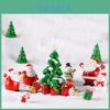 Adorable Mini Christmas Santa Claus Snowman Micro Landscape Ornament Figurines