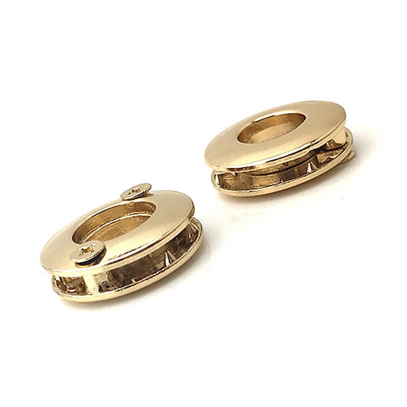 2Pcs High Quality Alloy Hole Metal Eyelets With Screws For Leather Crafts Diy Bag Clothes Belt Ornament Accessories