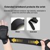 1 Paar Gewichtheber-Trainingshandschuhe Für Männer Frauen Fitness Sport Bodybuilding Gymnastik Fitnessstudio Handgelenk Handfläche Schutzhandschuhe