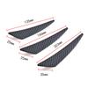 6 Stück Auto Frontstoßstange Lippe Diffusor Splitter Finnen Karosserie Spoiler Canards Valenz Auto Tuning Entenbürzel Stoßstange Auto Exterieur Zubehör